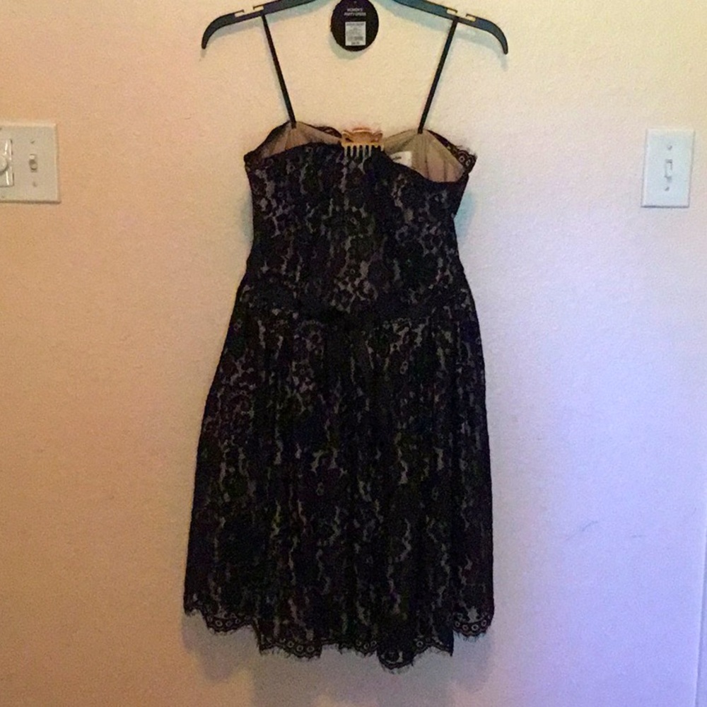 Black lace dress